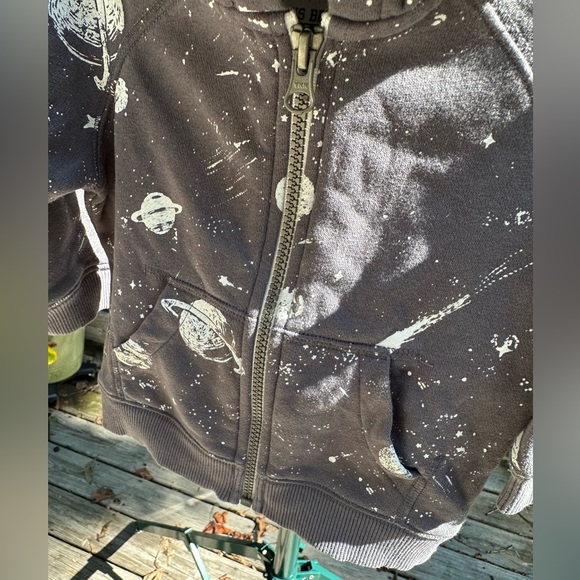 Carter’s Grey Outer Space Hoodie 12m - Picture 8 of 11